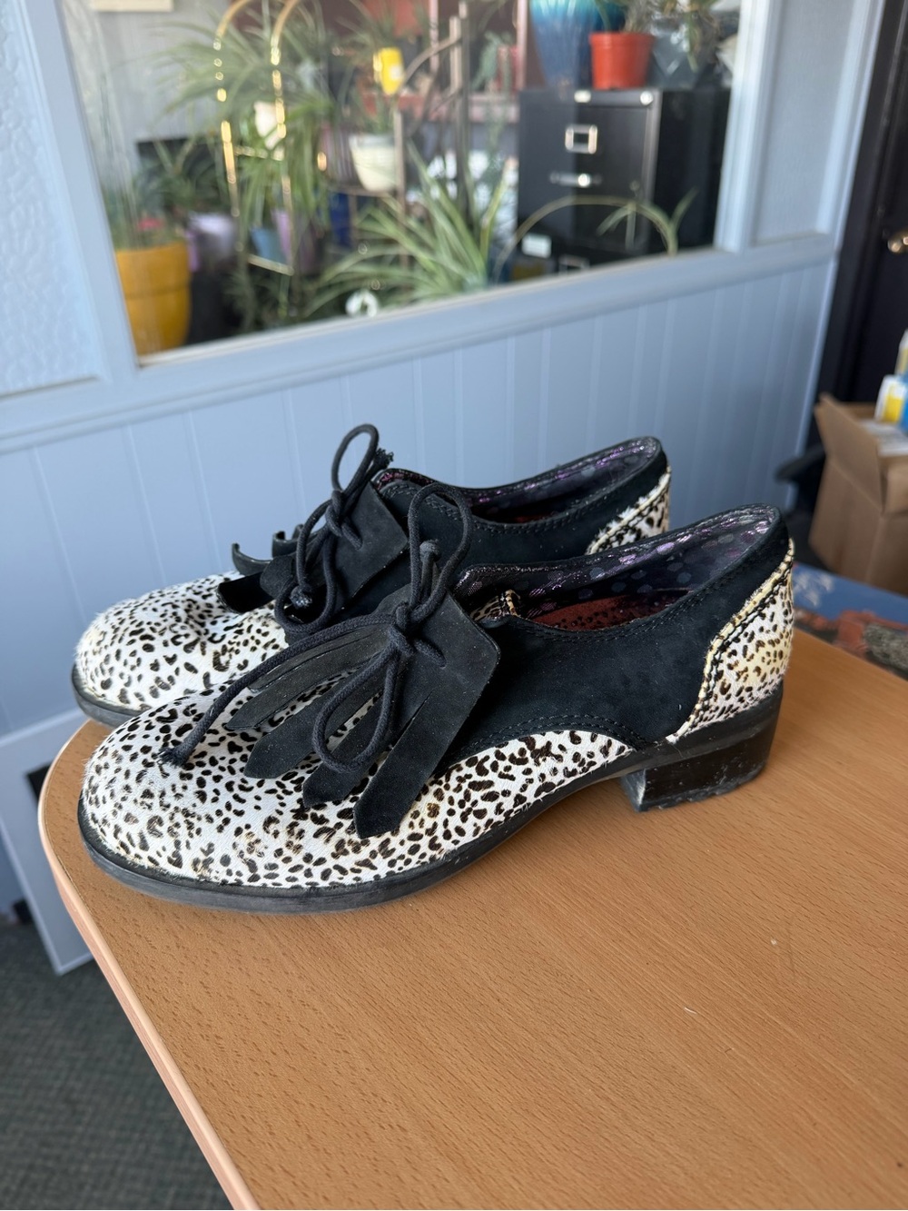 Irregular Choice Mutiny Leopard Print Shoes - Picture 3 of 11